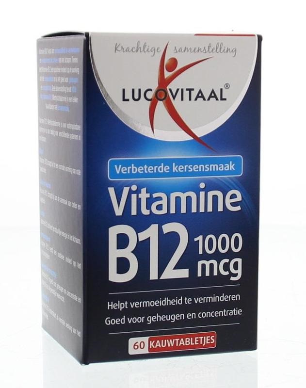 Lucovitaal vitamine b12 1000mcg 60st € 10.89